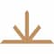 Ekena Millwork Saratoga Timber Gable Bracket, Western Red Cedar, 48"W x 30"H x 1 1/2"D x 3 1/2"F, 15/12 Pitch GBW048X30X0204SAR00SWR - alternate 1